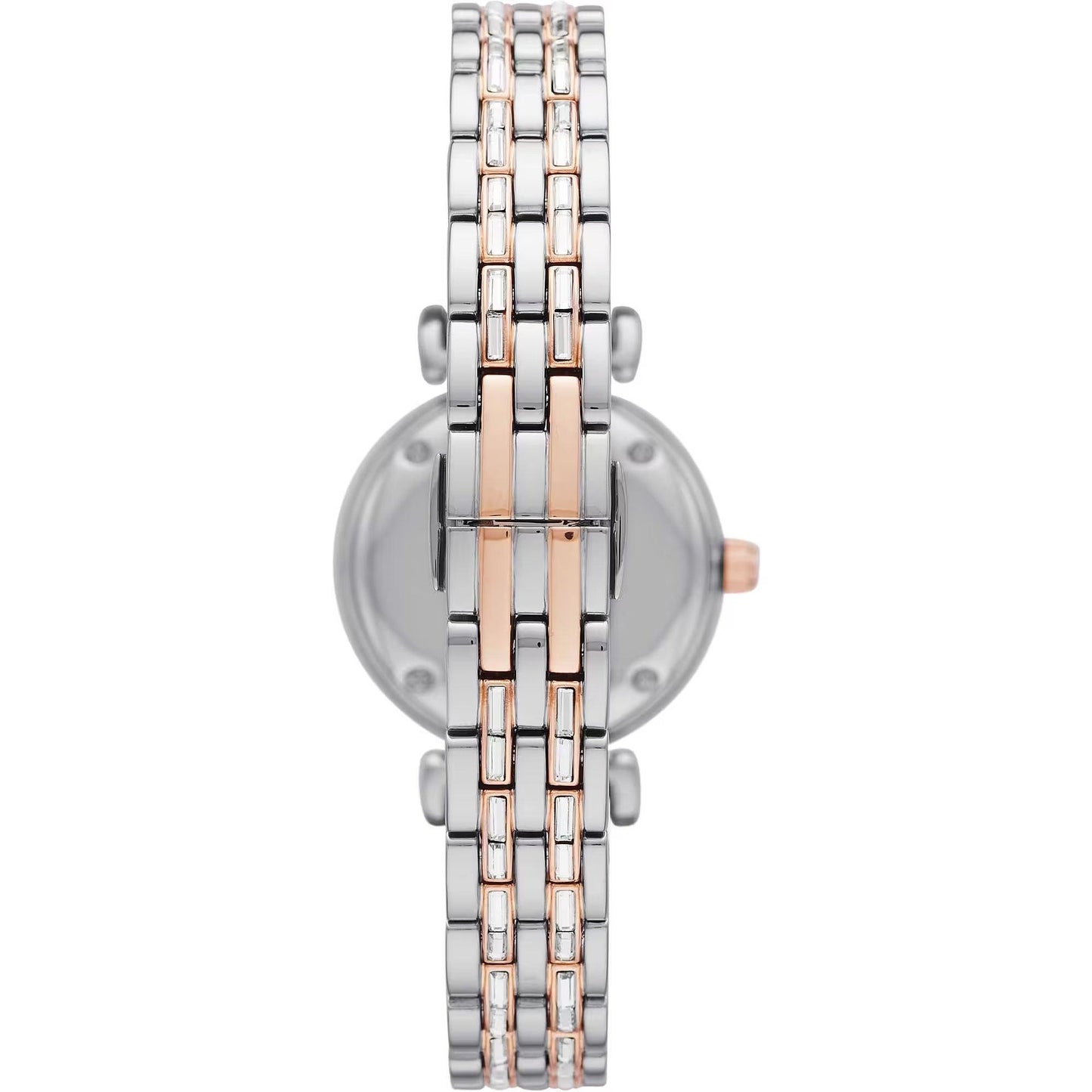 Emporio Armani Elegant Silver Dial Stainless Steel Women's Watch - Clobber Time Watches