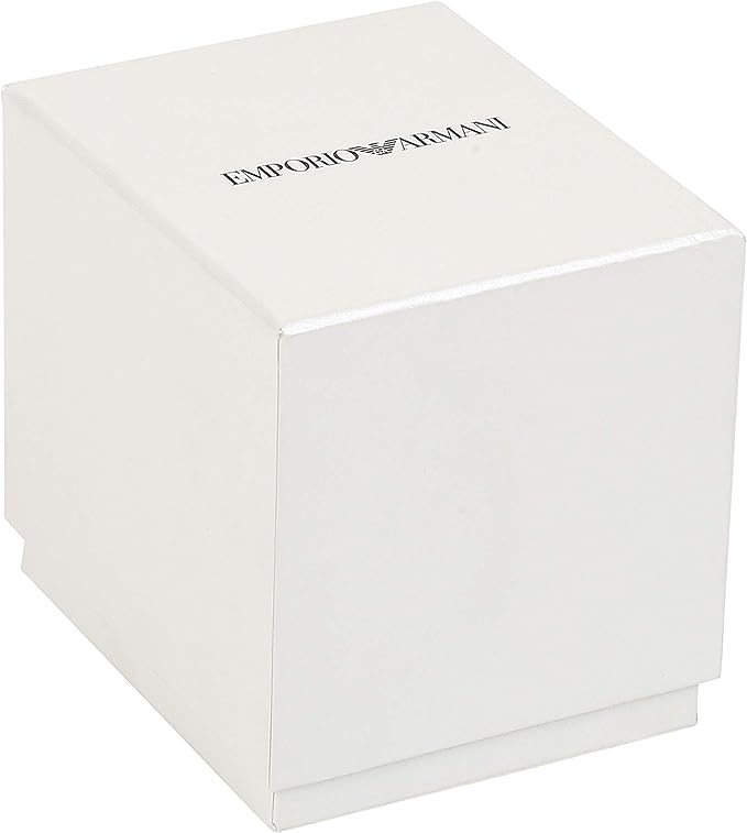 Emporio Armani Elegant Two-Tone Crystal Pave 32mm Women Watch