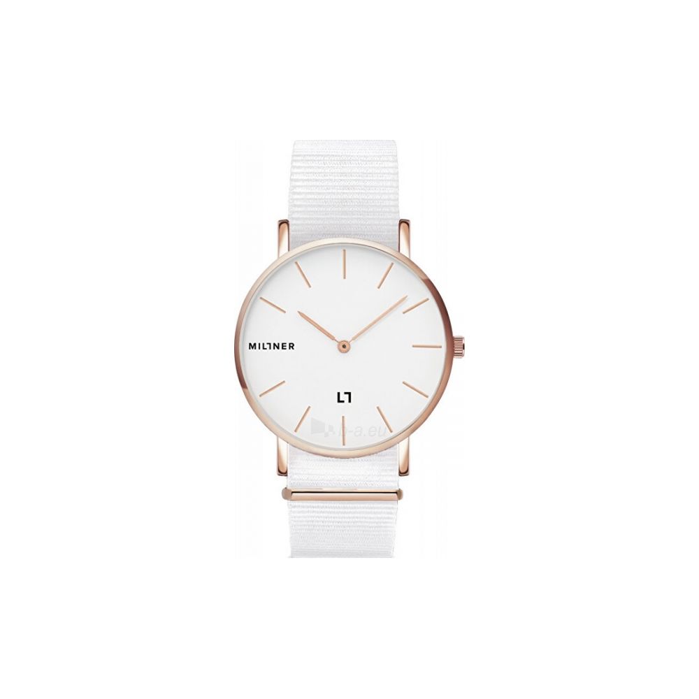 Montre analogique élégante Millner Fashion pour femme en or rose