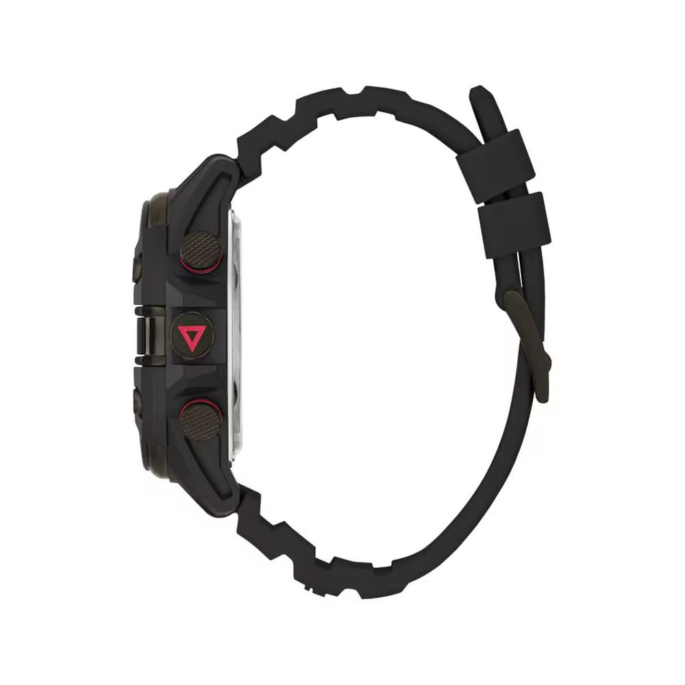 Montre Guess en résine noire