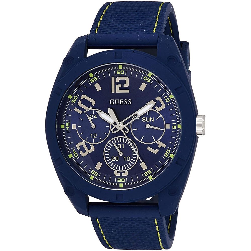 Montre Guess en caoutchouc bleu