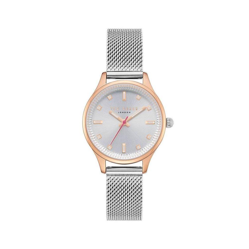 Ted Baker Silver Steel Watch - Clobber Time Watches