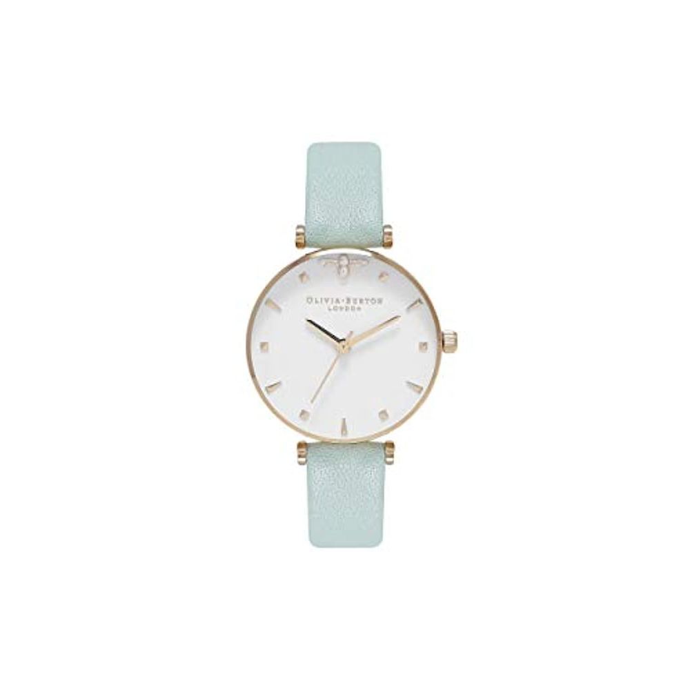 Montre Olivia Burton en cuir vert