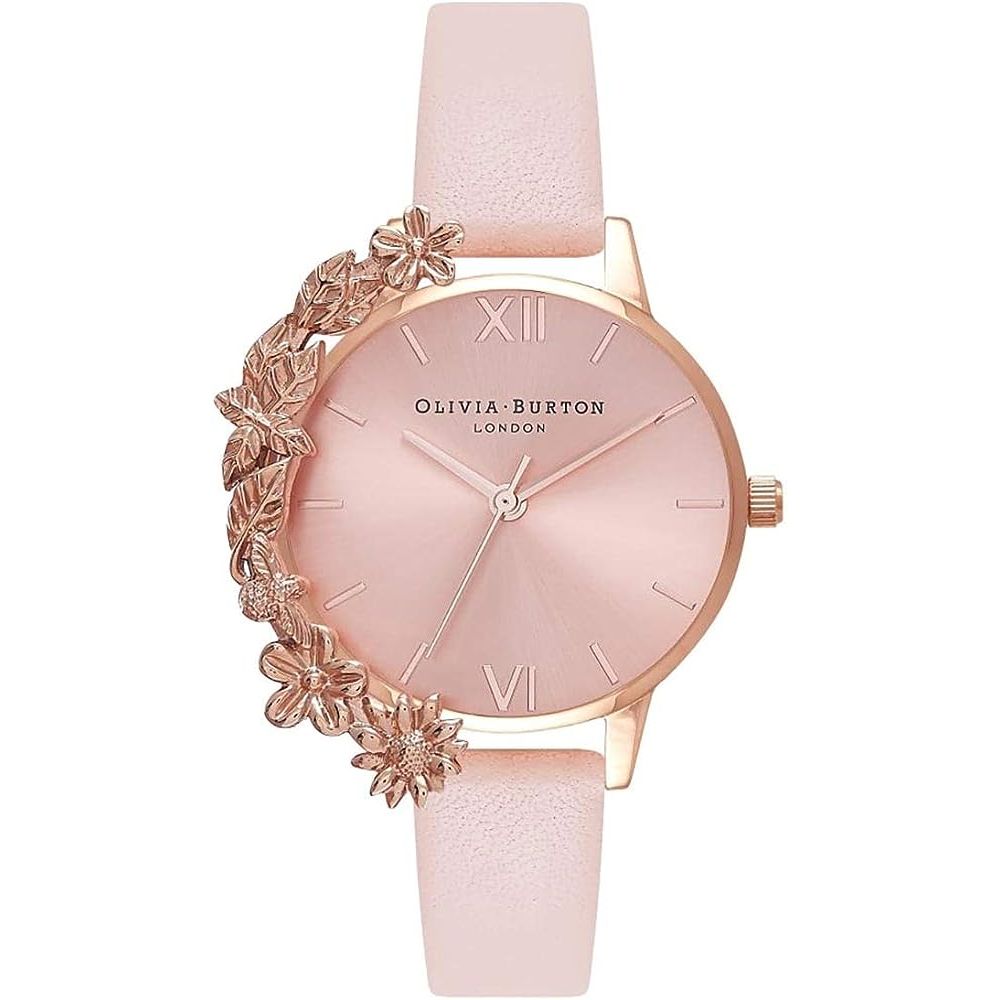 Montre Olivia Burton en cuir synthétique multicolore