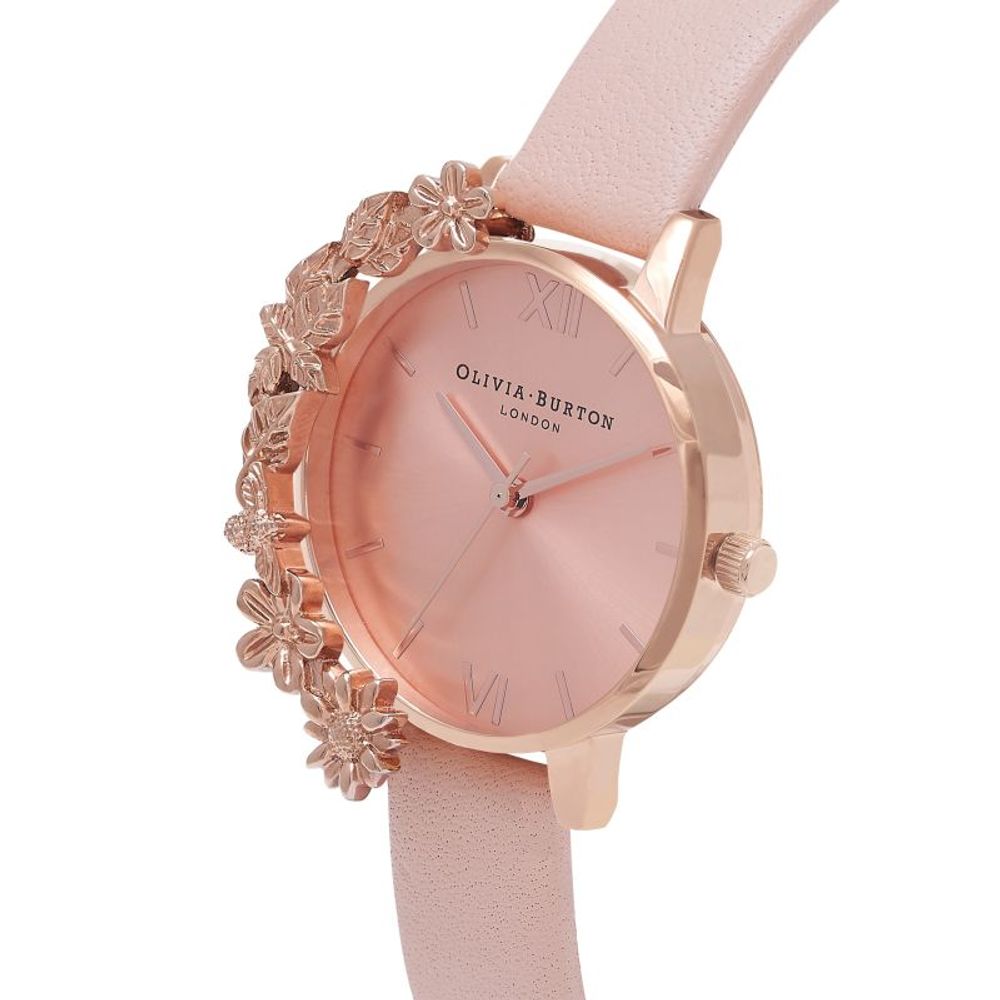 Montre Olivia Burton en cuir synthétique multicolore