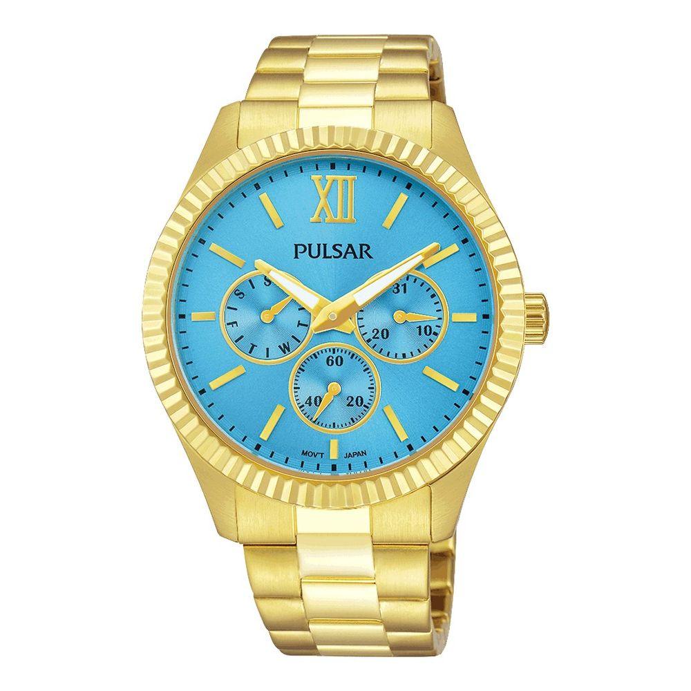 Pulsar Gold Steel Watch - Clobber Time Watches