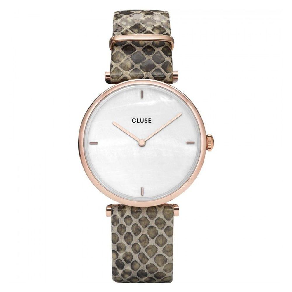 Cluse Beige Leather Watch - Clobber Time Watches