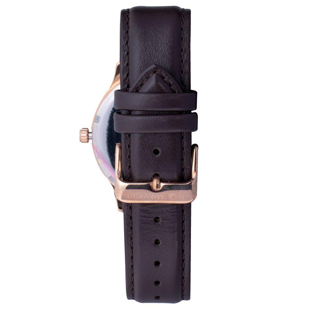 Luca Maranello Brown Leather Watch - Clobber Time Watches