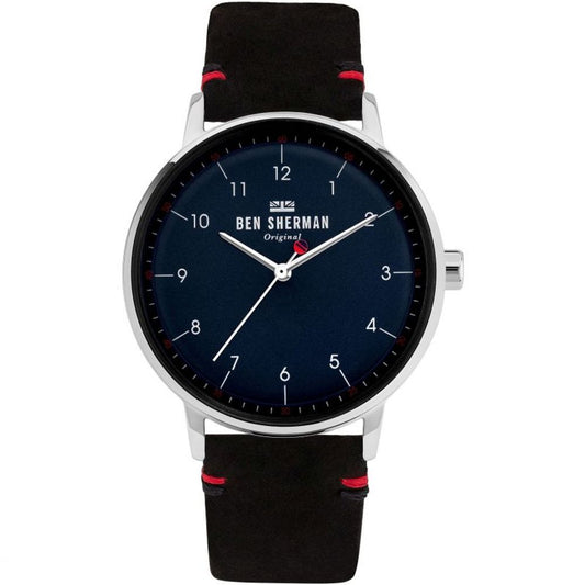 Montre Ben Sherman en cuir noir