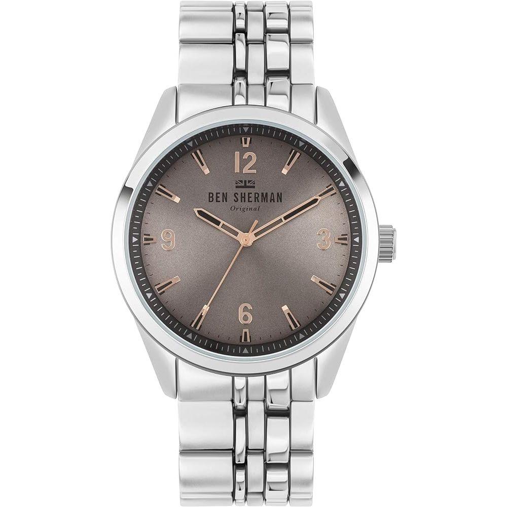 Ben Sherman Gray Stainless Steel Watch - Clobber Time Watches