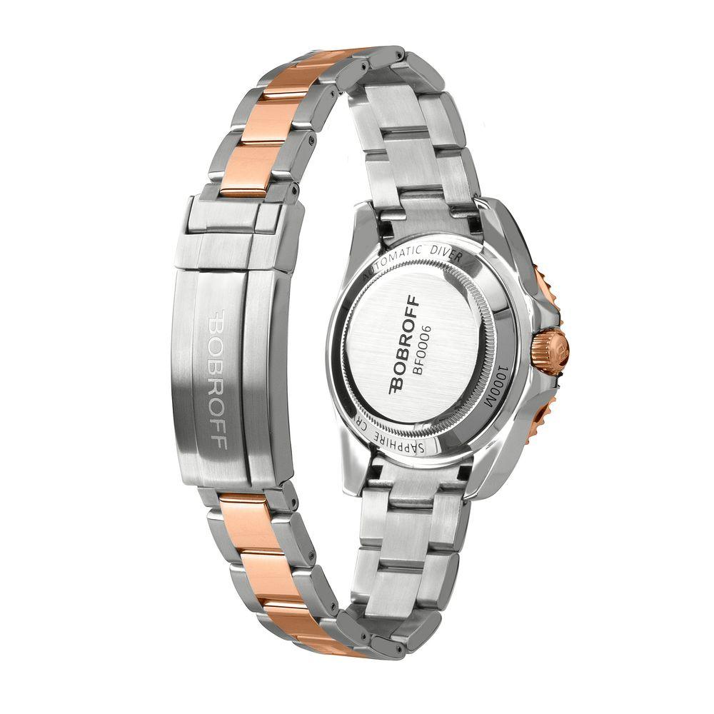 Bobroff Silver Stainless Steel Watch - Clobber Time Watches