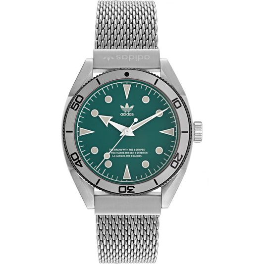 Montre habillée Adidas en acier inoxydable gris