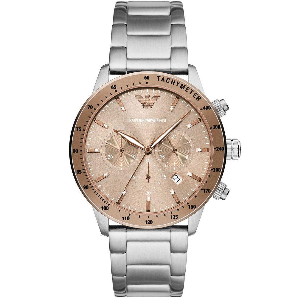 Armani Silver Stainless Steel Watch - Clobber Time Watches