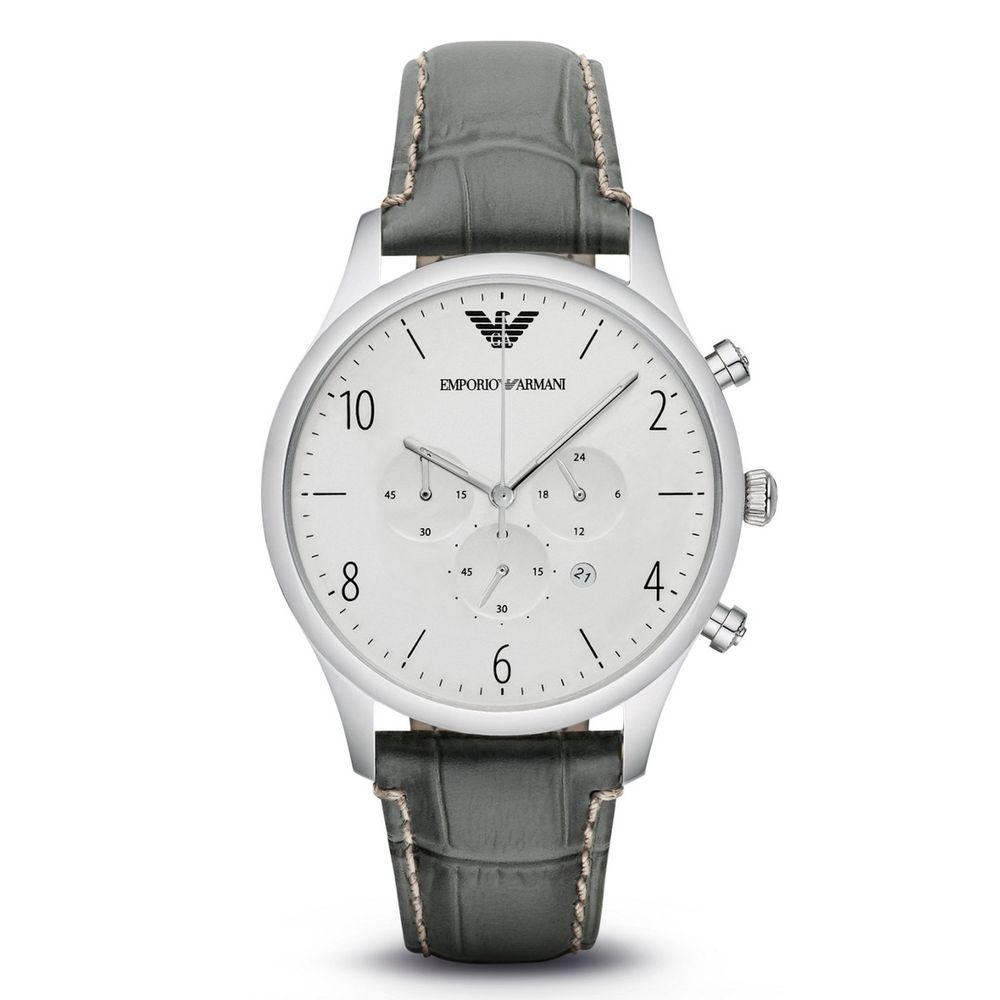Armani Green Leather Watch - Clobber Time Watches