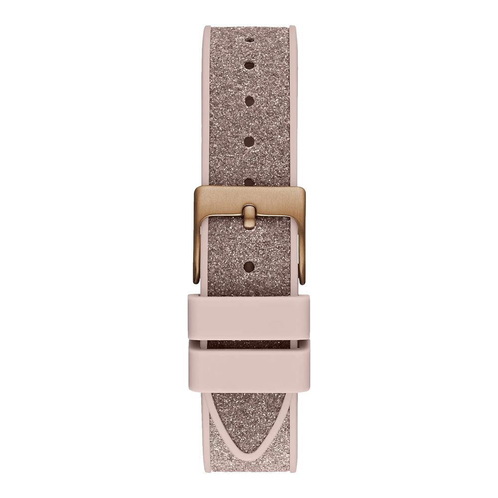 Montre Guess BOMBSHELL bracelet silicone Rose cadran gris diam. 36mm Femme