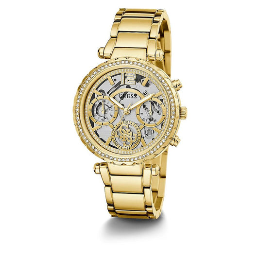 Montre habillée Guess en acier inoxydable doré