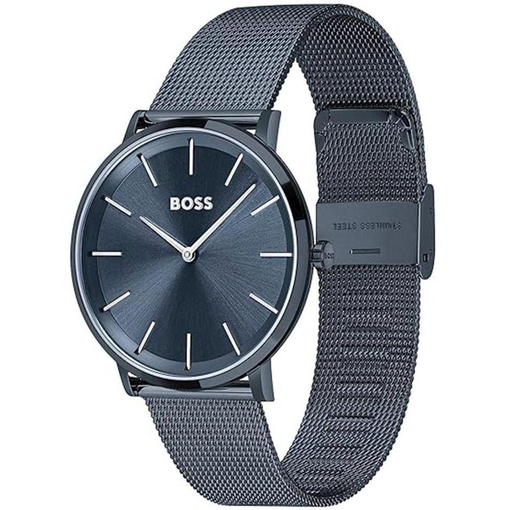 Hugo Boss Blue Stainless Steel Watch - Clobber Time Watches