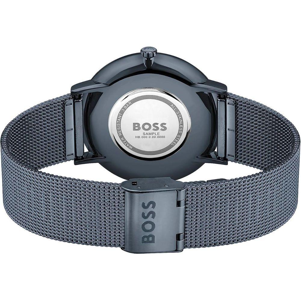 Hugo Boss Blue Stainless Steel Watch - Clobber Time Watches