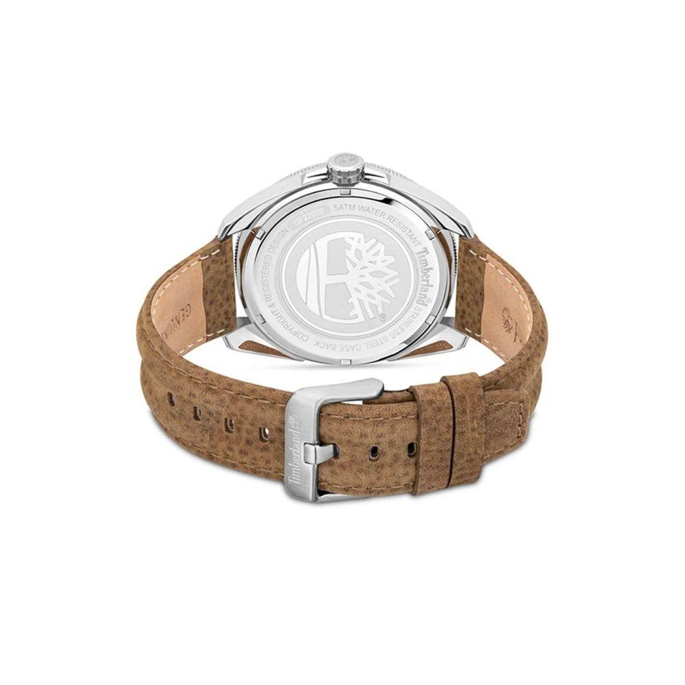 Timberland Brown Leather Watch - Clobber Time Watches