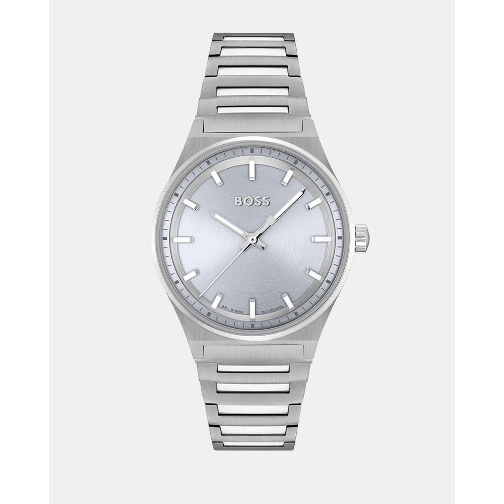 Montre Hugo Boss en acier inoxydable argenté