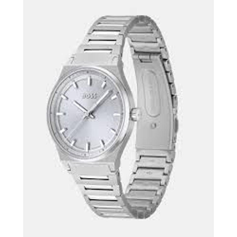 Montre Hugo Boss en acier inoxydable argenté