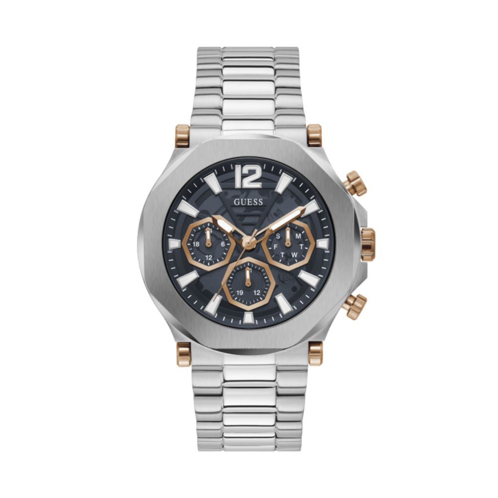 Montre Guess Edge grise en acier inoxydable pour homme