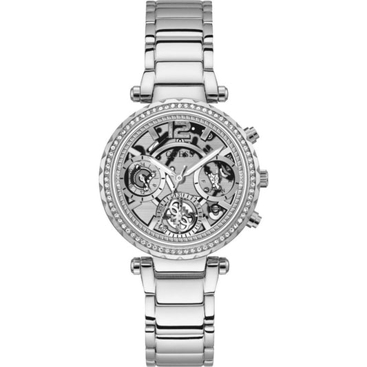 Montre Guess SOLSTICE en acier inoxydable gris cadran gris diam. 37mm Femme
