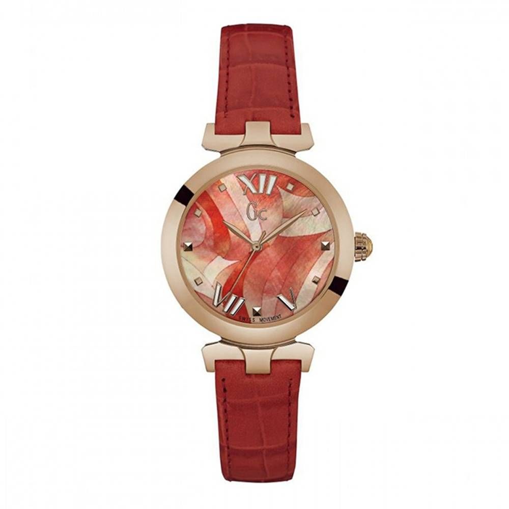 Montre GC en cuir orange
