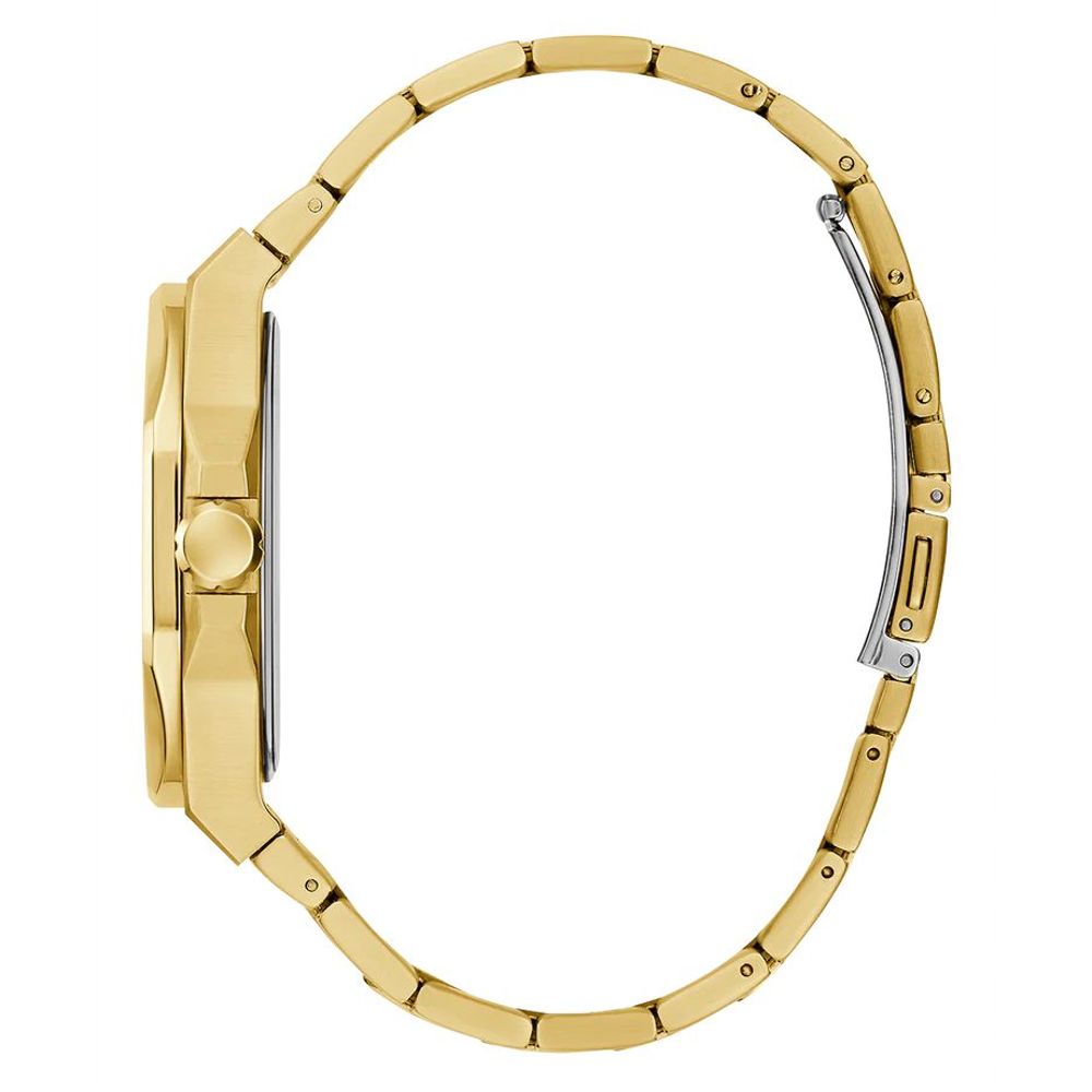 Montre Guess Emperor pour femme en acier inoxydable doré et vert