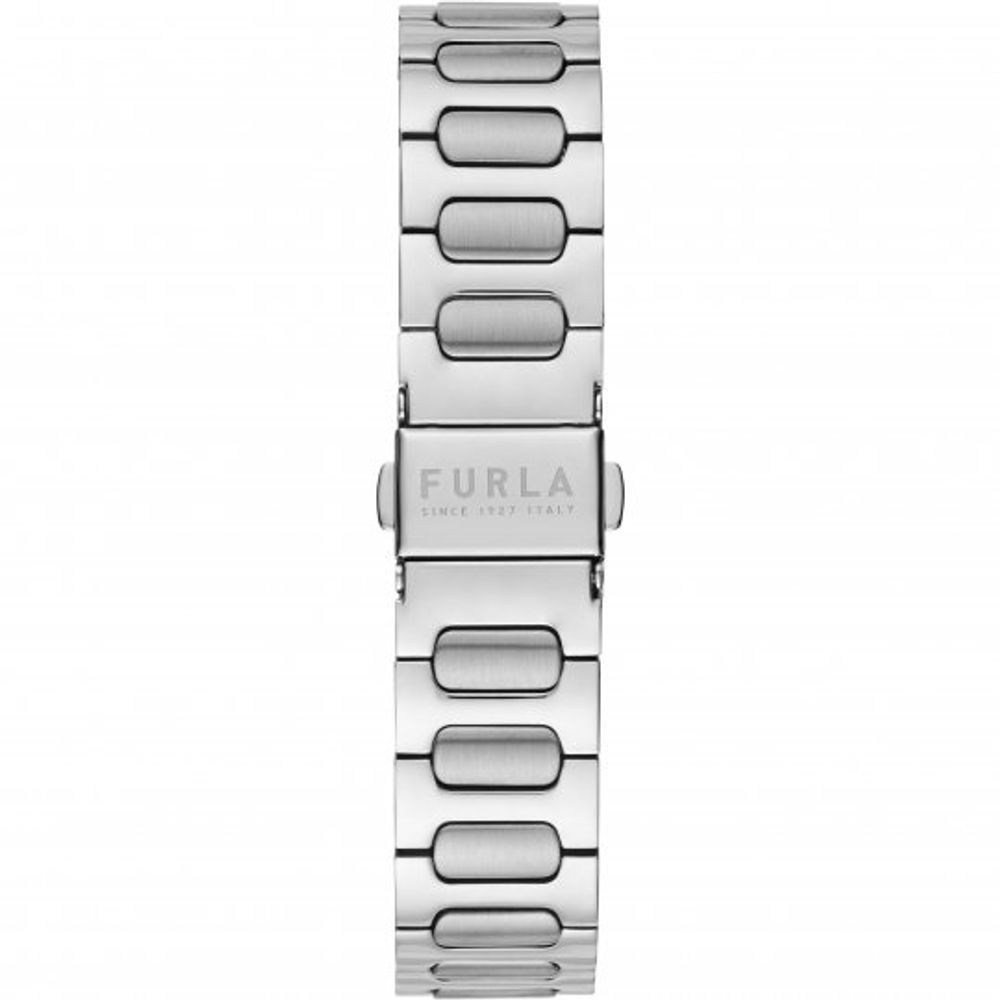 Montre Furla pour femme en acier inoxydable avec cadran gris et noir