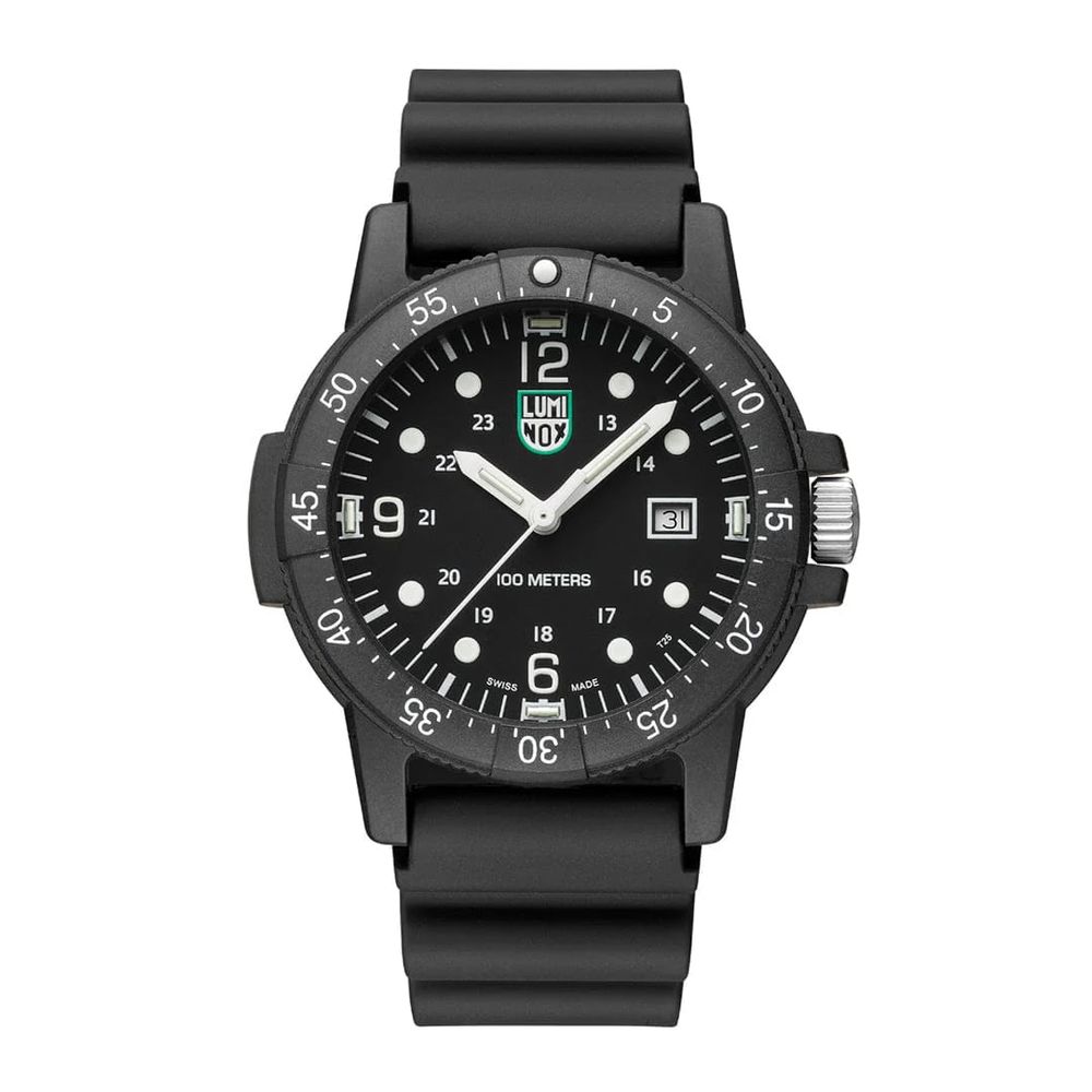 Montre homme Luminox SEA BASS Carbonox X2.2001 en caoutchouc noir et carbone