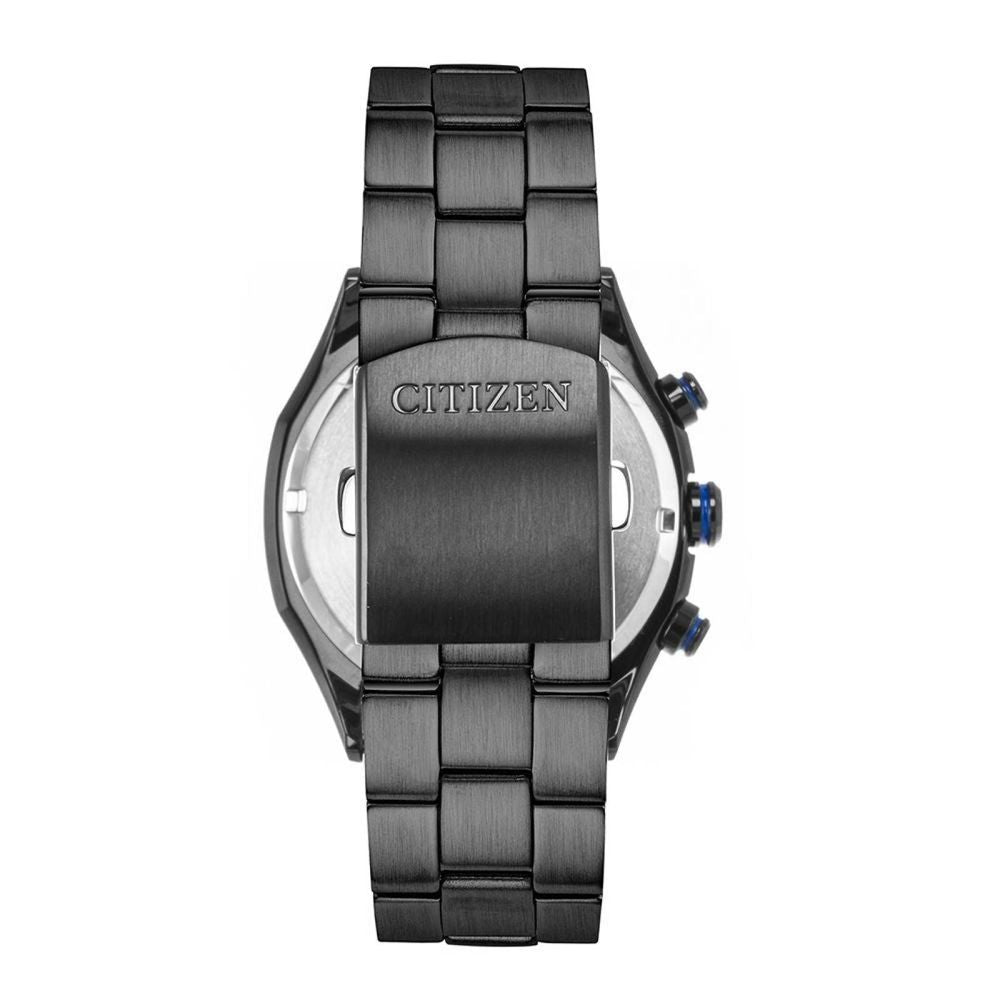 Montre de sport Citizen en acier inoxydable noir