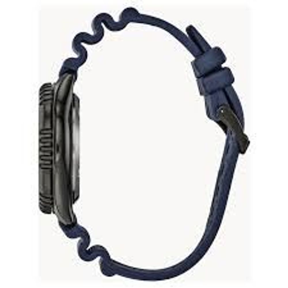 Montre de sport Citizen bleue en polyéthylène