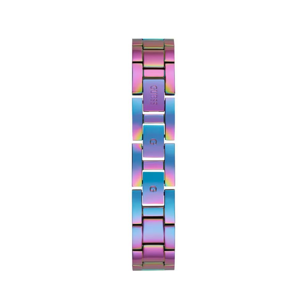 Montre-bracelet Guess multicolore en acier inoxydable