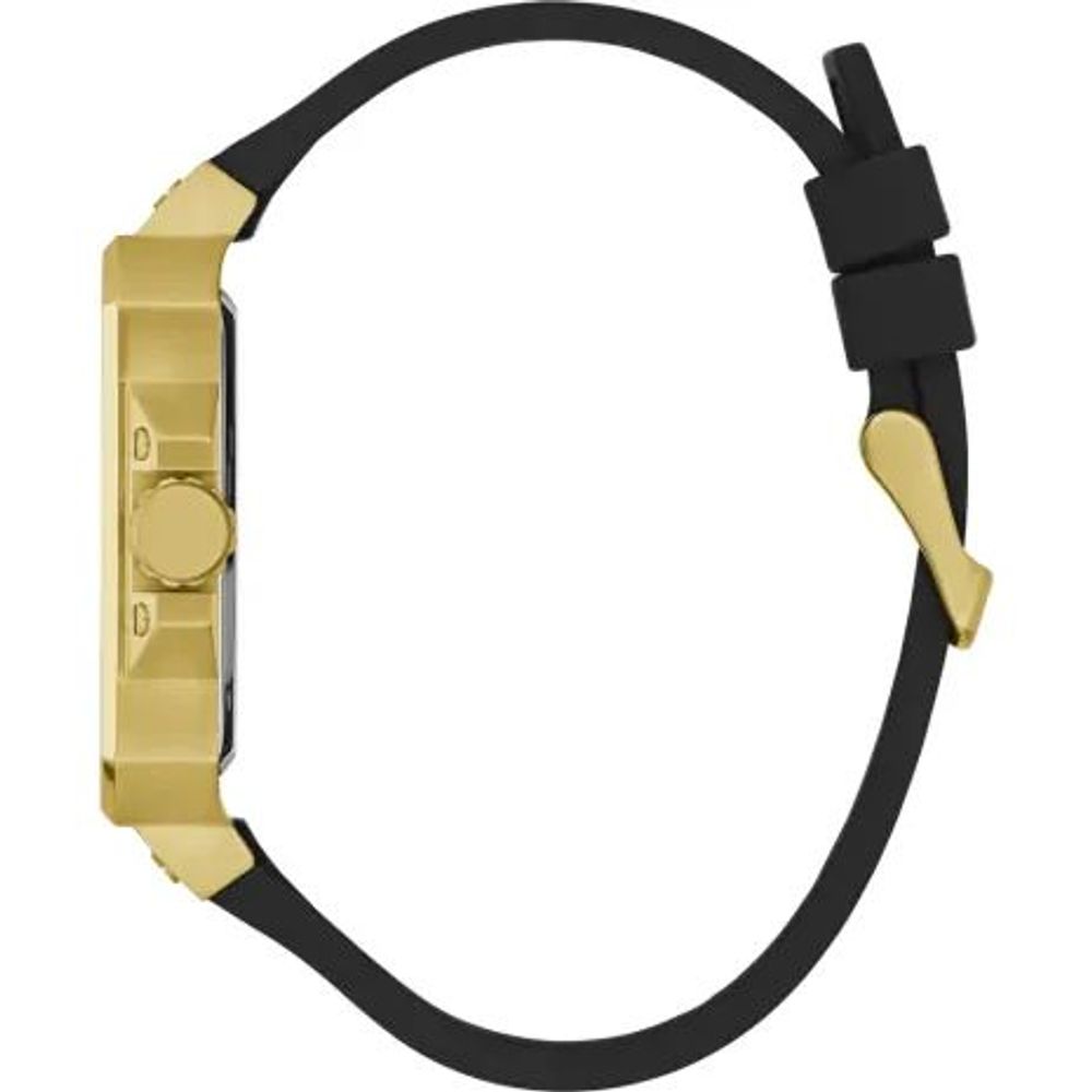 Montre habillée Guess noire en matière synthétique