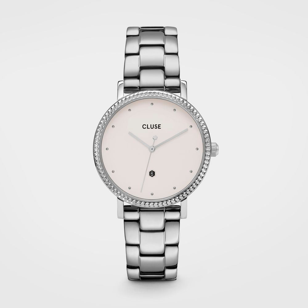 Cluse La Boheme Full Silver & White Dial 33mm Steel