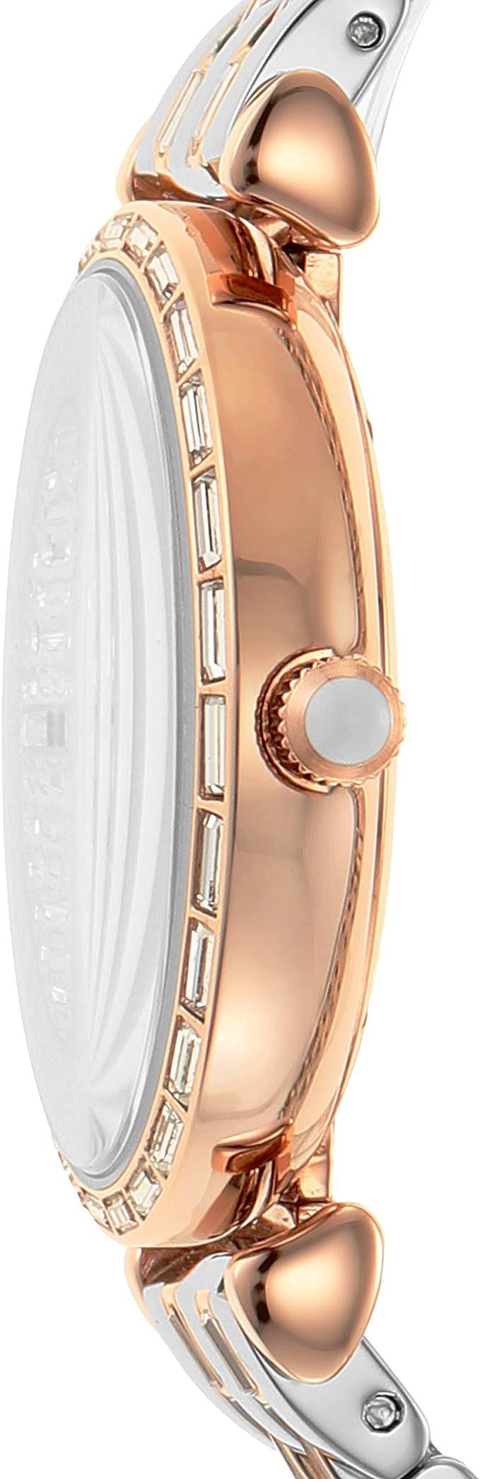 Emporio Armani Elegant Two-Tone Crystal Pave Watch - Clobber Time Watches