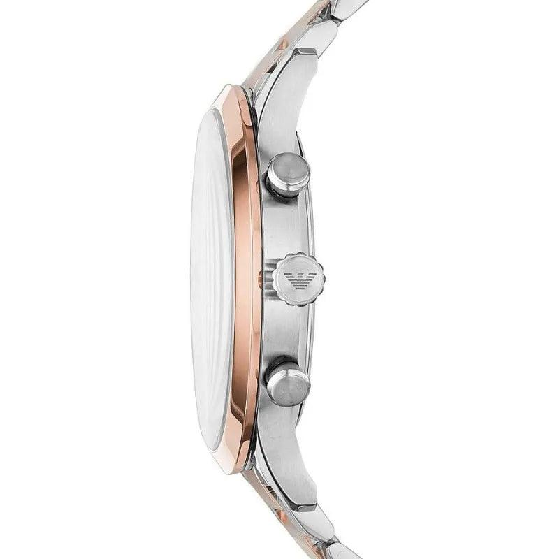 Emporio Armani Elegant Two-Tone Timepiece for Men - Clobber Time Watches