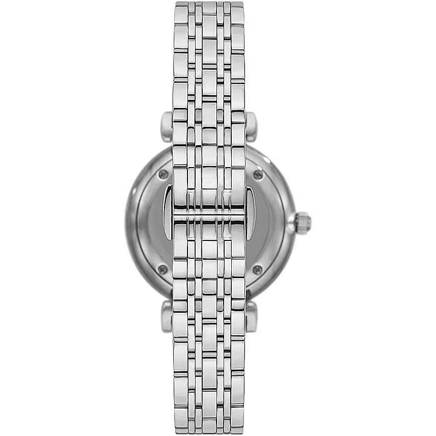 Reloj de cuarzo Emporio Armani de acero plateado