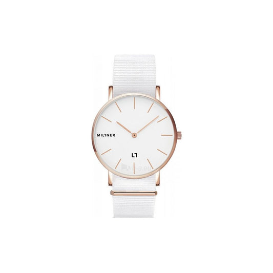 Montre analogique élégante Millner Fashion pour femme en or rose