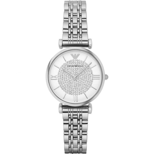 Armani Silver Steel Watch - Clobber Time Watches