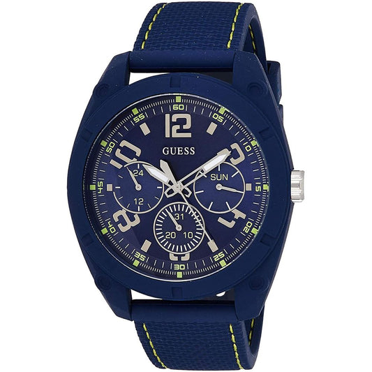 Montre Guess en caoutchouc bleu
