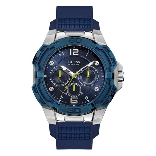Guess Blue Rubber Watch - Clobber Time Watches