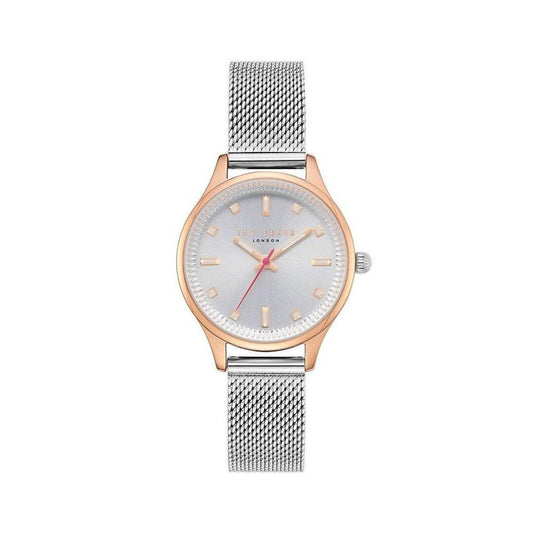 Ted Baker Silver Steel Watch - Clobber Time Watches