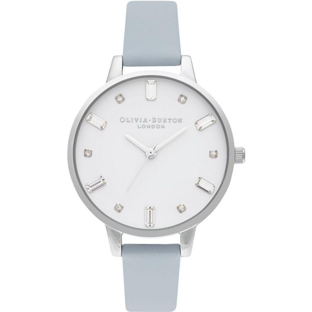 Olivia Burton Blue Leather Leather Watch - Clobber Time Watches