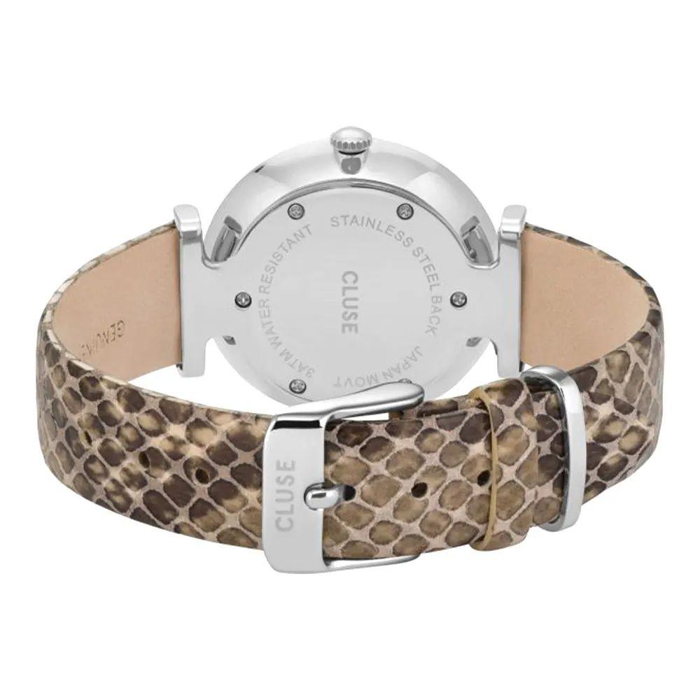 Cluse Beige Leather Watch - Clobber Time Watches