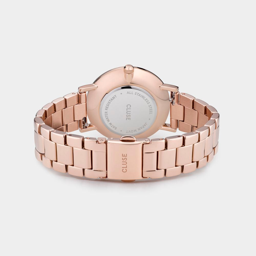 Montre habillée Cluse en acier inoxydable multicolore