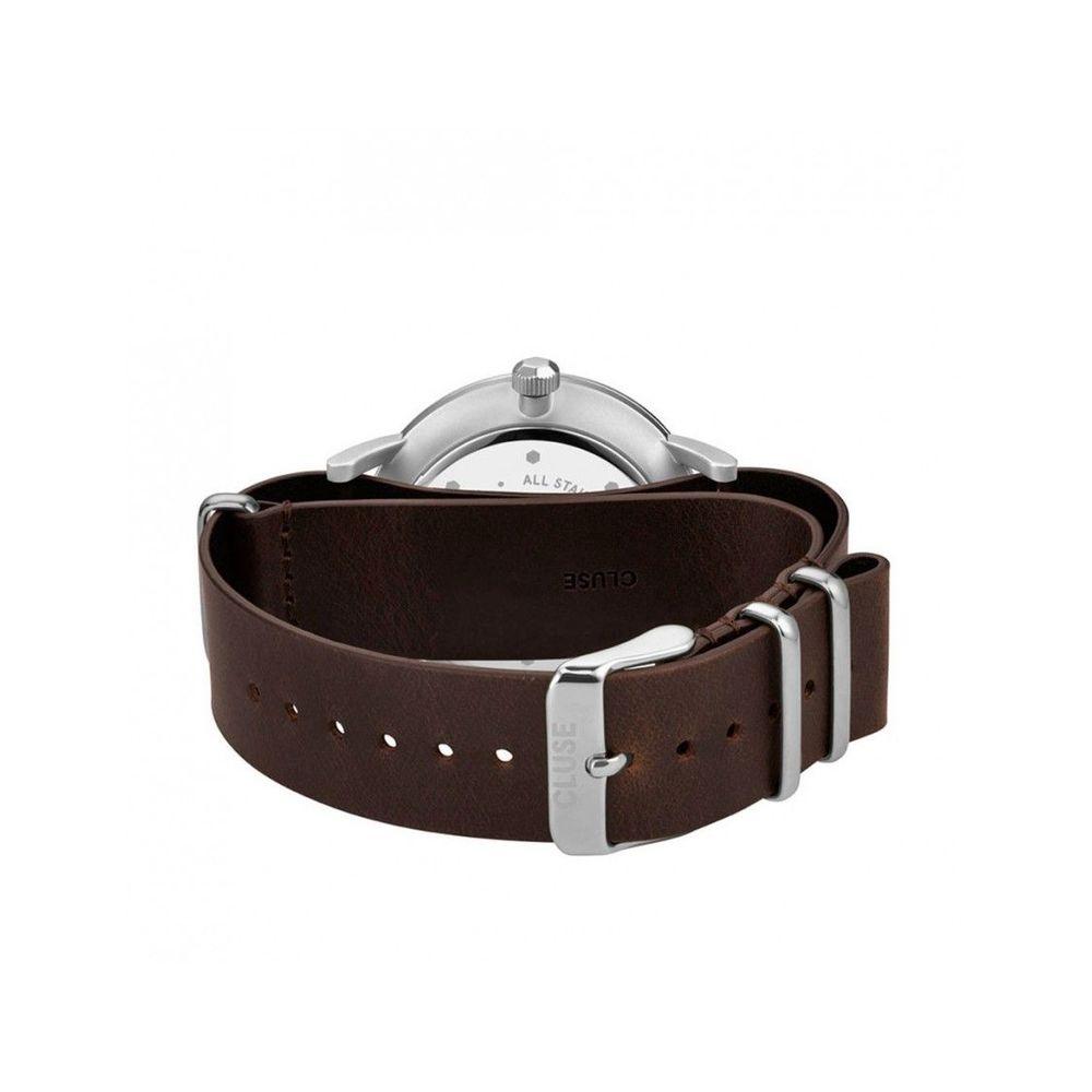 Cluse Brown Leather Watch - Clobber Time Watches