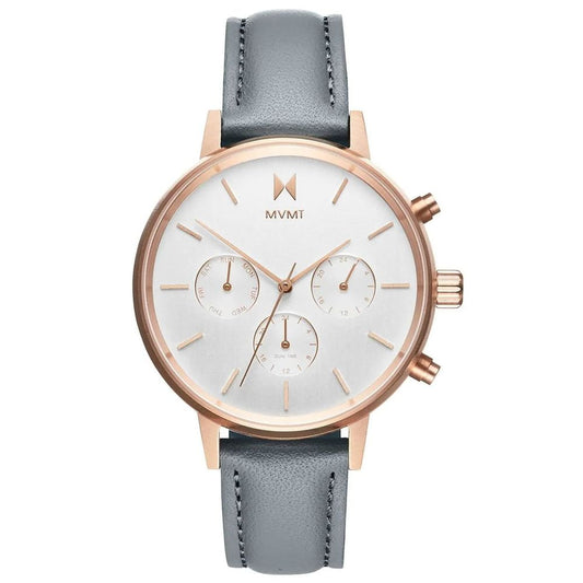 Montre MVMT en cuir gris