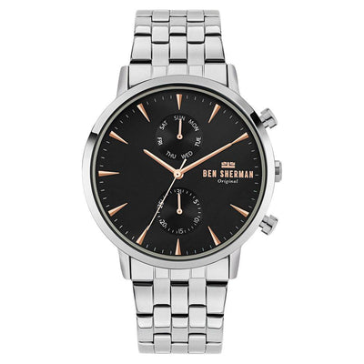 Ben Sherman Gray Stainless Steel Watch - Clobber Time Watches